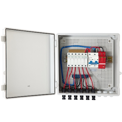 390*390*185 PV コンビナー ボックス 500VDC ABS 材料 SPD 保護