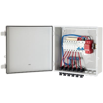 390*390*185 PV コンビナー ボックス 500VDC ABS 材料 SPD 保護