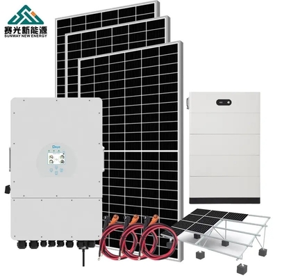 5000watt 5000watt 5kw モノ結晶シリコンパネル付き家庭用太陽エネルギー貯蔵システム
