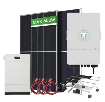 屋根の設置 ハイブリッド 太陽光発電システム モノ結晶シリコン 太陽光発電
