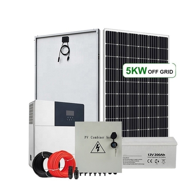 LiFePO4 MPPT 住宅用 CE RoHS 認証のための 15kw オフグリッド太陽光システム
