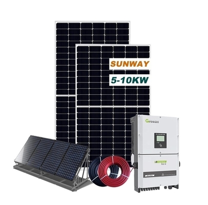 60HZ 完全オン・グリッド 屋根の太陽系 10kW 太陽系オン・グリッド