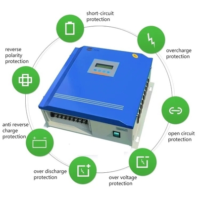 LEDディスプレイ 15kw 風力ハイブリッドコントローラ Mppt 太陽風力充電コントローラ