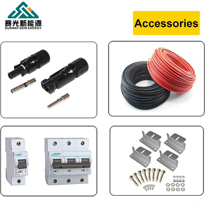 5kW 10kW 15kW 20kW スプリットモードの家用太陽光パネル電力システム