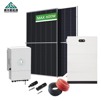 オーダーメイド 10kw ハイブリッド太陽光発電システム 15kw 20kw B2B市場向け