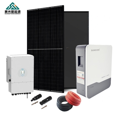 LiFePO4 バッテリーハイブリッド太陽光発電システム 3 段階 5kw 8kw 10kw 48v