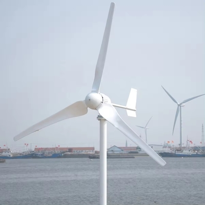 電力網外の水平風力発電システム