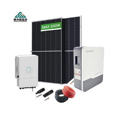 5kW 10kW 15kW 20kW ハイブリッド家庭用太陽光系 太陽光パネル 410-700Watt 48Vdc / 51.2Vdc