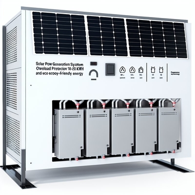 太陽光発電システム 過負荷防止と環境に優しいエネルギーのための10〜20KWh出力範囲