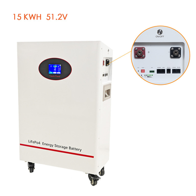 6000倍深サイクルスタンド型 15KWH リチウム鉄電池 5年保証