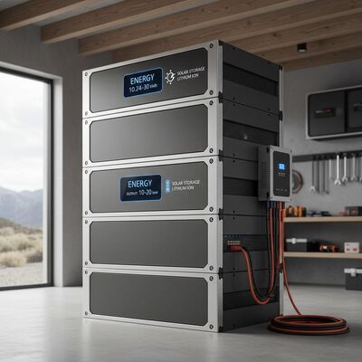 エネルギー 10.24kWh〜30kWh 太陽光貯蔵電池 リチウムイオン出力電源範囲 10〜20KWh オフグリッド電源貯蔵システム