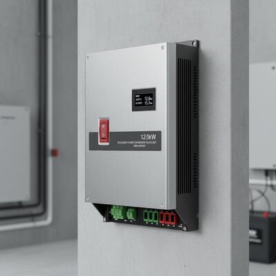 最大交流出力電力12kWソーラーインバーター統合DCスイッチOEMサポートインテリジェントパワーコンバージョンテクノロジー