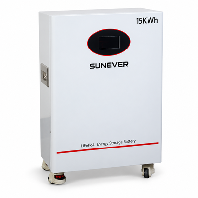 SUNEVER TD-15 51.2V 300Ah LiFePO4 ソーラー蓄電池 15.36kWh 200A CAN RS485 床置き型
