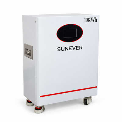 UNEVER 10kWh 51.2V 200Ah LiFePO4 リチウムソーラーバッテリー ホームエネルギー貯蔵およびオフグリッドバックアップ電源用