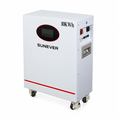 UNEVER 10kWh 51.2V 200Ah LiFePO4 リチウムソーラーバッテリー ホームエネルギー貯蔵およびオフグリッドバックアップ電源用