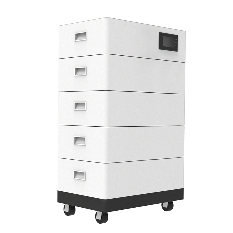 5KWH 10KWH 15KWH 20KWH スタック可能なリチウム電池 48V 52ah LiFePO4 太陽光貯蔵用