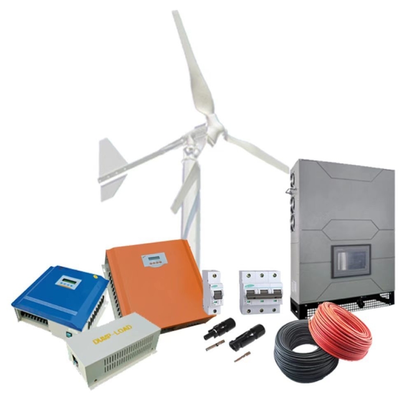 強化ガラス繊維の刃付きの10kW 3相オングリッド風力発電システム