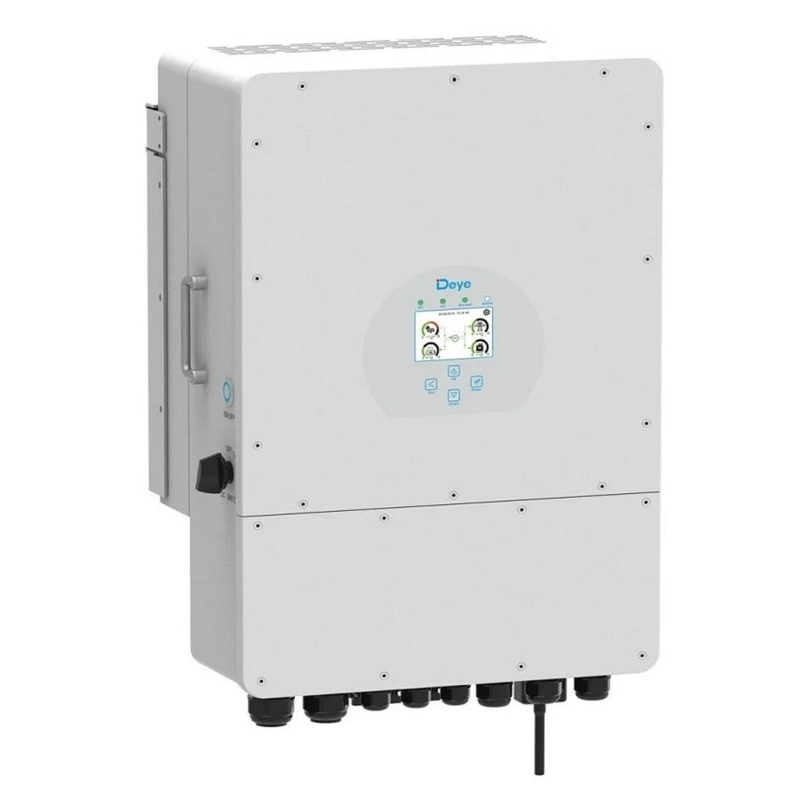 カスタム 10kw 60v ハイブリッドソーラーインバーター 40-60V バッテリー電圧 2倍ピークパワー