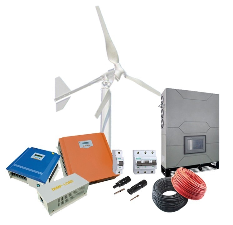 10kW 3相太陽風力発電 ホーム 10kW オングリッド 風力発電システム CE認証