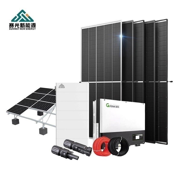 5kw 8kw 9kw 10kw MPPTコントローラタイプとオフグリッドモード作業モードのための太陽光発電システム