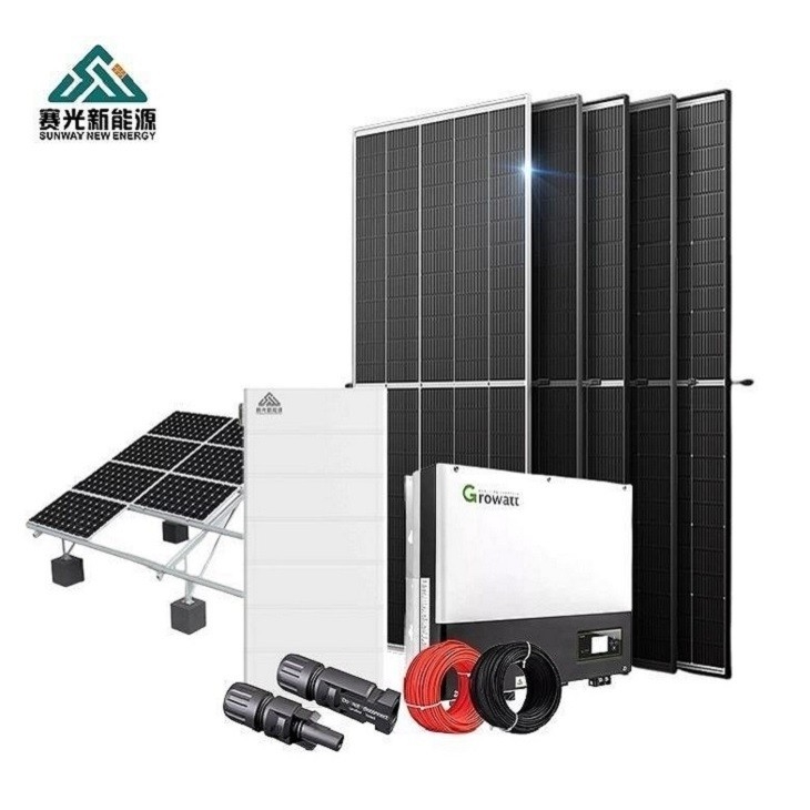 5kW 10kW 15kW 20kW スプリットモードの家用太陽光パネル電力システム