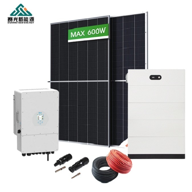 CE認定 10kw 12kw モノクリスタリン シリコン ソーラー パネル パワー PV 家庭用システム