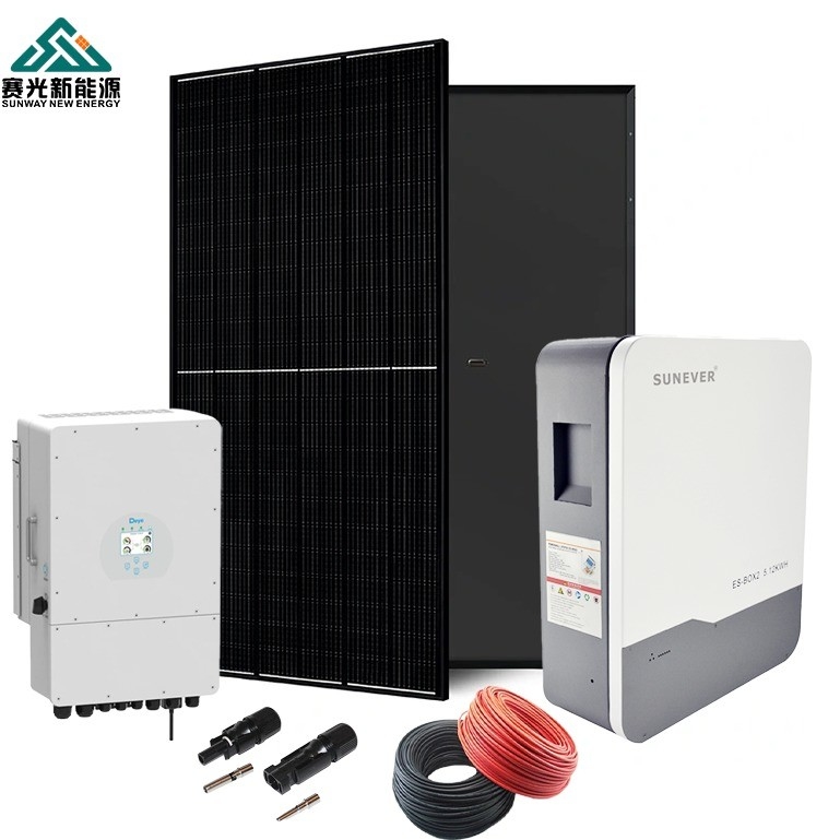 2024 太陽光発電システム 5kw 6kw 8kw 10kw MPPTコントローラと50hz出力周波数