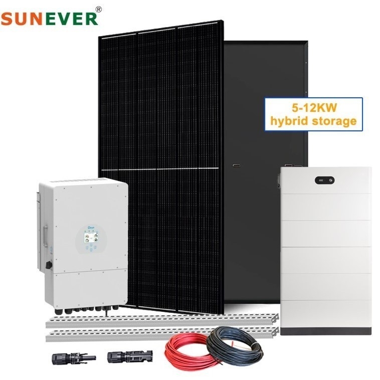 ハイブリッドモード 5kw 6kw 8kw 10kw 太陽光発電システム 410-700Watt 太陽光パネル