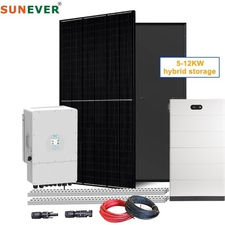 6000サイクル 80%DOD バッテリー寿命 2024 ハイブリッドシステム 5kw 6kw 8kw 10kw 太陽エネルギーシステム