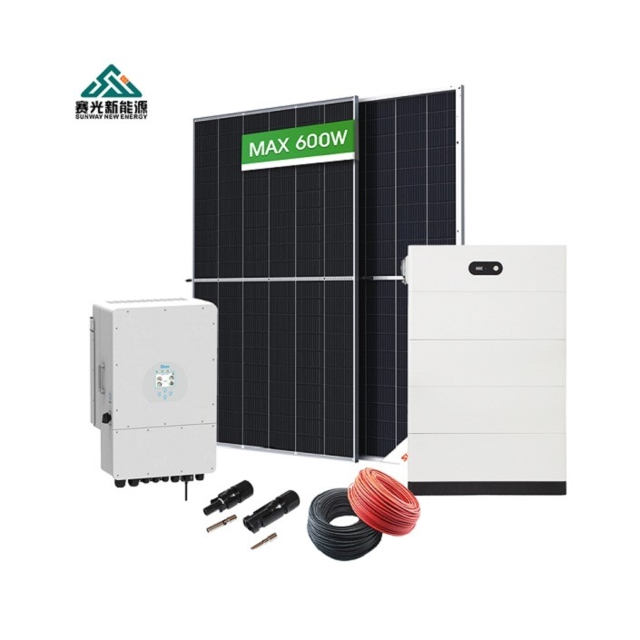 5Kw-12Kw ソーラーハイブリッド発電システム 家庭用・販売前プロジェクト設計用 コンプリートセット