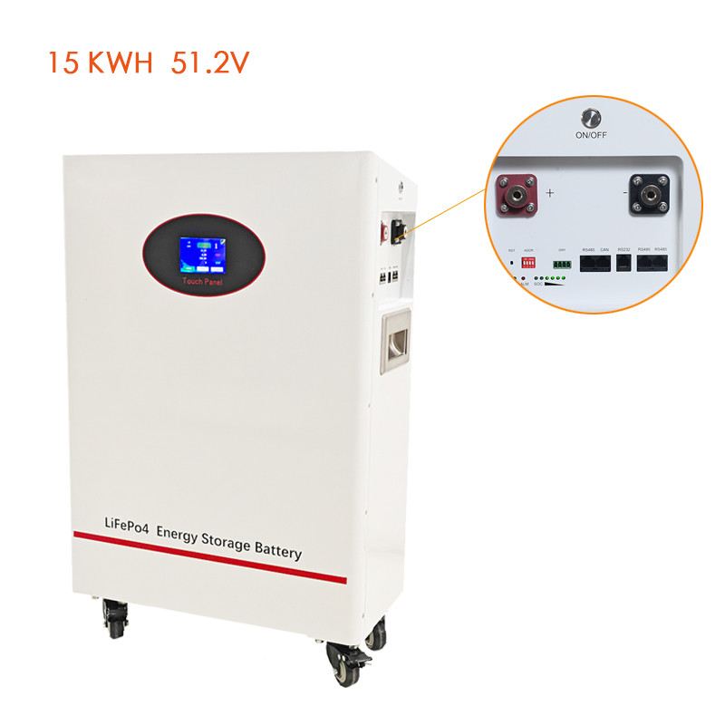 6000倍深サイクルスタンド型 15KWH リチウム鉄電池 5年保証