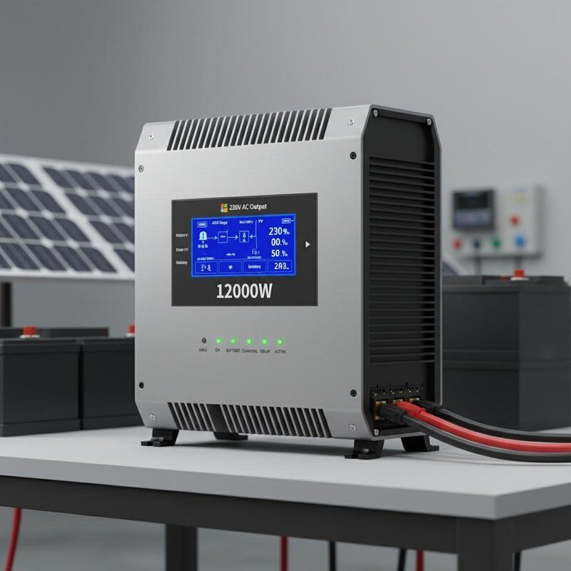 120000W SWI US ハイブリッド太陽光発電インバーター オン/オフグリッド 230V 大容量インバーターによる包括的な太陽光発電ソリューション