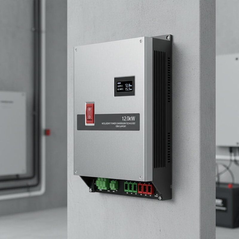 最大交流出力電力12kWソーラーインバーター統合DCスイッチOEMサポートインテリジェントパワーコンバージョンテクノロジー