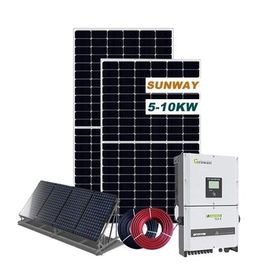 220VAC 10kw ホーム 太陽光発電システム 商業的利点 50HZ