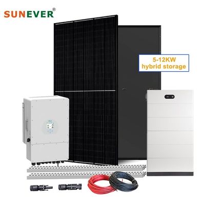 5kw 6kw 10kw ハイブリッド太陽光発電システム 10-20KWh出力範囲