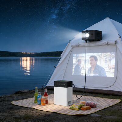 オールインワン オフグリッド太陽光発電システム 500W/1004.8Wh リチウムイオンバッテリー