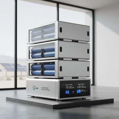 積み重ねられる太陽光蓄電池 出力範囲 10〜20KWh エネルギー容量 10.24kWh〜30kWh ソーラーエネルギー貯蔵オプション